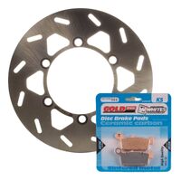 Brake Disc & Pad Rear Kit for Kawasaki KLX300R 1997-2004 2005 2006 2007 2008