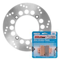 Brake Disc & Pad Rear Kit for Suzuki DR650SE 1996-2017 2018 2019 2020 2021 2022