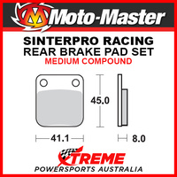 Moto-Master Husqvarna WR125 92-94 Racing Sintered Medium Rear Brake Pads 090011