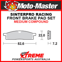 Moto-Master Yamaha YZ80LW Big Wheel 1994-2001 Racing Sintered Medium Front Brake Pad 091211