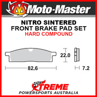 Moto-Master Yamaha YZ80 1986-2001 Nitro Sintered Hard Front Brake Pad 091221