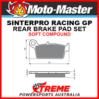 Moto-Master Gas-Gas MC125 MX 2001 Racing GP Sintered Soft Rear Brake Pads 091812