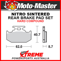 Moto-Master Kawasaki KX500 1989-1995 Nitro Sintered Hard Rear Brake Pad