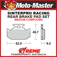 Moto-Master For Suzuki RMX250 1994-1995 Racing Sintered Medium Rear Brake Pad 092811