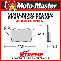 Moto-Master KTM 250 EXC Racing 4T 02-03 Racing Sintered Medium Rear Brake Pads 093211