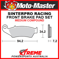 Moto-Master Beta RR250 2T 2005-2013 Racing Sintered Medium Front Brake Pad 093411