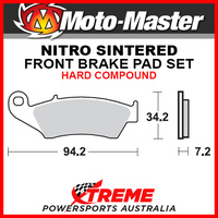 Moto-Master Honda XR650L 1993-2012 Nitro Sintered Hard Front Brake Pad 093421