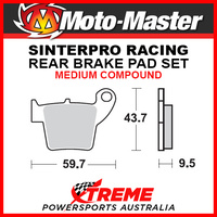 Moto-Master Honda CRF450R 2002-2018 Racing Sintered Medium Rear Brake Pads 094311