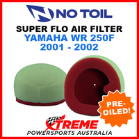 No Toil Yamaha WR250F WRF250 2001-2002 Super Flo Air Filter Element
