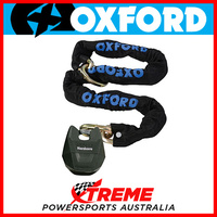 Oxford Security 1.5m Black High Security Chain and Padlock MX Motorcycle Bike