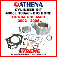 Athena Honda CRF 450R 2002-2008 Cylinder Kit 490cc C8 100 Big Bore P400210100001