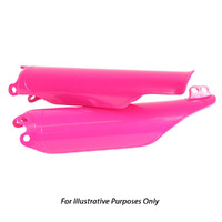 Rtech Kawasaki KX250F KXF250 17-18 Neon Pink Fork Guards Protectors