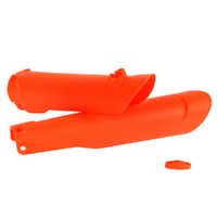 Rtech Neon Orange Fork Guards Protectors for KTM 450 EXC-F 2020 2021 2022