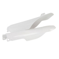 Rtech White Fork Guards Protectors for Kawasaki KX450X 2021-2022