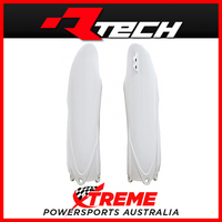 Rtech White Fork Guards Protectors for Yamaha YZ250F 2016-2019 2020 2021 2022