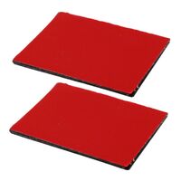 Ram 2-Pk Steel Rectangle Adhesive Plates For Ram Power-Plate