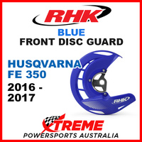 RHK Blue Front Disc Guard Husqvarna FE350 FE 350 2016-2017 FDG07-B