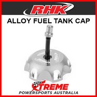 RHK Honda CRF250X CRF 250 X 2004-2018 Silver Alloy Fuel Tank Gas Cap, 65mm OD