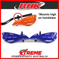 RHK XS Wrap Blue Uni Hand Guard Handguards Set, High Mount 7/8" Handlebar