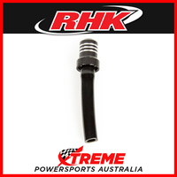 RHK Motorcycle Black Gas Tank Alloy Breather Vent One-Way Valve for Fuel Cap