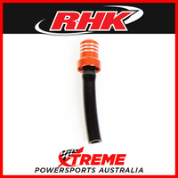 RHK Motorcycle Orange Gas Tank Alloy Breather Vent One-Way Valve for Fuel Cap