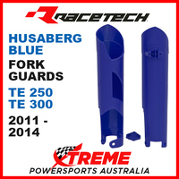 Rtech Husaberg TE250 TE300 2011-2014 Blue Fork Guards Protectors