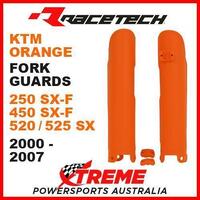 Rtech KTM 250SXF 450SXF 520SX 525SX '00-07 Orange Fork Guards Protectors