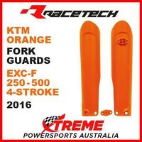 Rtech KTM EXC F 250 350 450 500 4-Stroke 2016 Orange Fork Guards Protectors