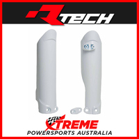 Rtech White Fork Guards Protectors for Husqvarna TC65 2019-2022