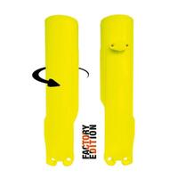 Rtech Neon Yellow Fork Guards Protectors for Husqvarna TC65 2019-2022