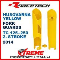 Rtech Husqvarna TC125 TC250 TC 125 250 2014 Yellow Fork Guards Protectors