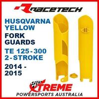 Rtech Husqvarna TE125 TE250 TE300 2014-2015 Yellow Fork Guards Protectors