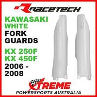 Rtech Kawasaki KX250F KX450F KXF 2006-2008 White Fork Guards Protectors