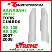 Rtech Kawasaki KX125 KX250 KX 125 250 2007-2008 White Fork Guards Protectors