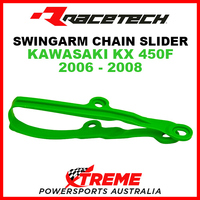 Rtech Kawasaki KX450F 2006-2008 Green Swingarm Chain Slider