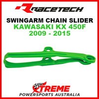 Rtech Kawasaki KX450F 2009-2015 Green Swingarm Chain Slider