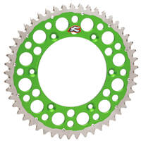 Renthal 50T Green Twinring Steath Rear Sprocket for Kawasaki KDX250 1991-1995