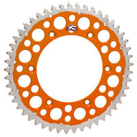 Renthal 48T Orange Twinring Steath Rear Sprocket for KTM 125 XC-W 2017-2018