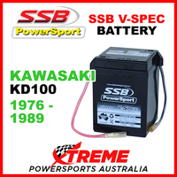 SSB Kawasaki KD100 KD 100 76-89 6V V-SPEC Dry Cell High Performance AGM Battery