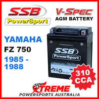 SSB 12V V-SPEC DRY CELL 310 CCA AGM BATTERY YAMAHA FZ750 FZ 750 1985-1988