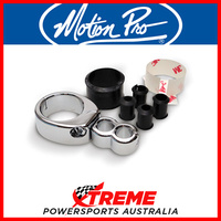 Motion Pro Cable Clamps, 1"-1 1/8" Dual Throttle/Clutch, Chrome 08-110044