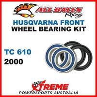 MX Front Wheel Bearing Kit Husqvarna TC610 TC 610 2000 Dirt Bike, All Balls 25-1413