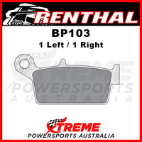 Renthal for Suzuki RM 125 XCK8 2009 RC-1 Works Sintered Rear Brake Pad BP103