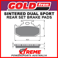 Goldfren Kawasaki KX500 1989-1995 Sintered Dual Sport Rear Brake Pad GF001S3