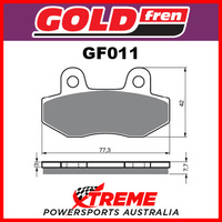 Beta R150 2010-2013 Goldfren Sintered Dual Sport Front Brake Pad GF011S3