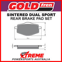 Goldfren Yamaha YZ125 1988 Sintered Rear Brake Pad GF018-S3