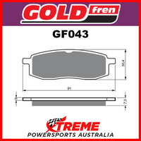 Yamaha YZ 125 85-88 Goldfren Sintered Off Road Front Brake Pads GF043K5