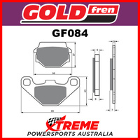 Kawasaki ZR 400 Xanthus 1992-1995 Goldfren Sintered Dual Sport Rear Brake Pad GF084S3