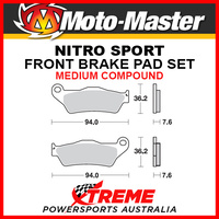 Moto-Master Husqvarna WR300 2009-2014 Nitro Sport Sintered Medium Front Brake Pads
