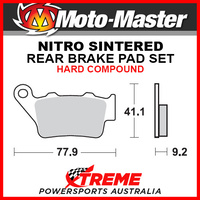 Moto-Master TM Racing EN 300 2000 Nitro Sintered Hard Rear Brake Pads 093221